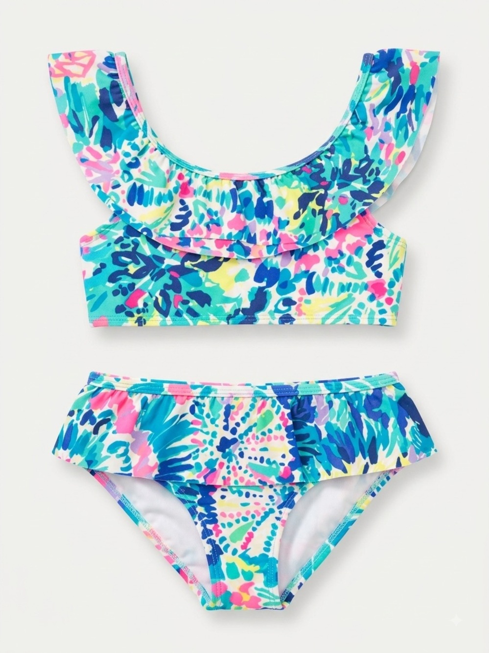 Lilly Pulitzer Kids Girl's Two Piece Swimsuit Size 12